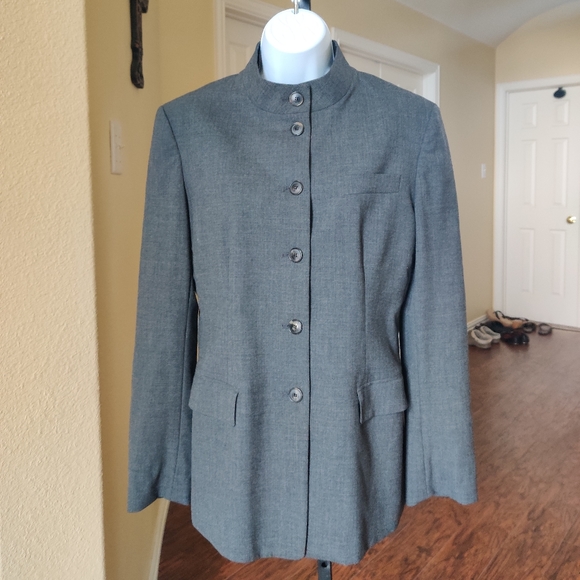 Calvin Klein Made In Italy 2pc Gray Pant Suit - Picture 2 of 16